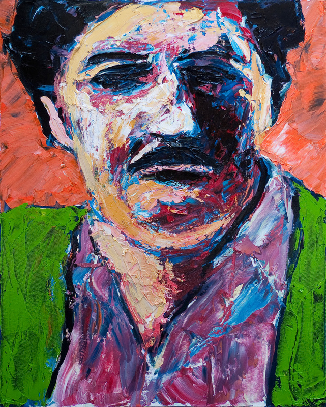 641x800 Pablo Escobar (3) Zachary Peirce - Escobar Painting