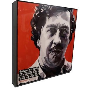 300x300 Pablo Escobar Art Poster Plaque Framed Canvas Print Painting - Escobar Painting