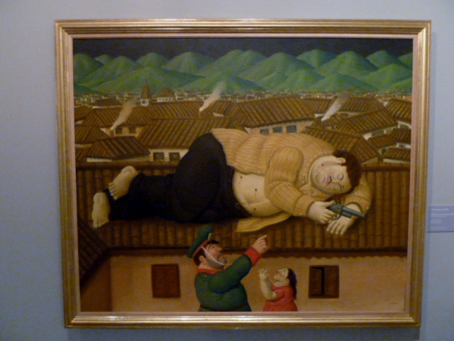 640x480 Pablo Escobar By Fernando Botero Mike Tends To Travel - Escobar Painting