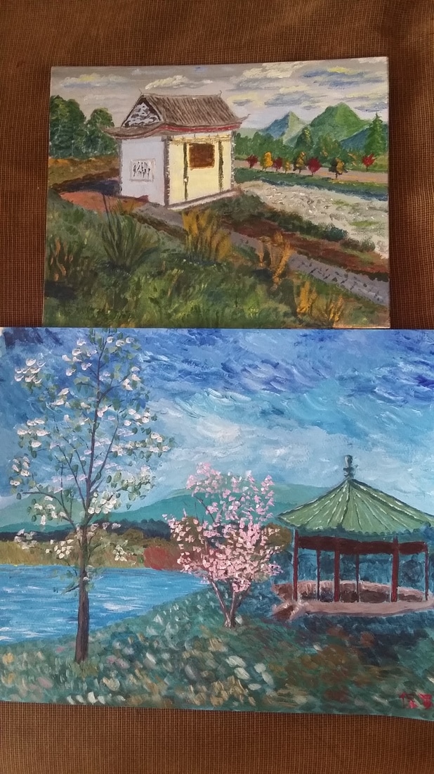 618x1100 Recent Outdoor Studies - Esl Painting