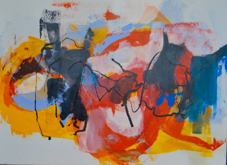 770x559 Saatchi Art In The Beginning Painting By Lorenzo Luciani - Esl Painting