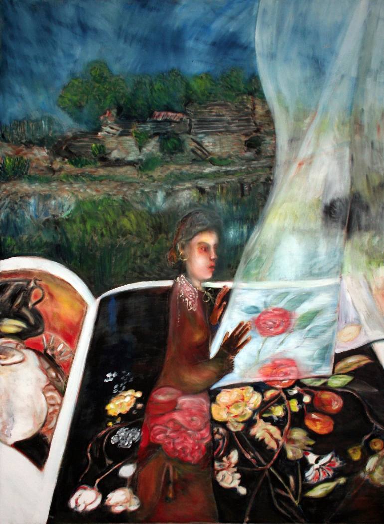 770x1051 Saatchi Art Esl Corrals De Sofia Painting By Jose Sales Albella - Esl Painting