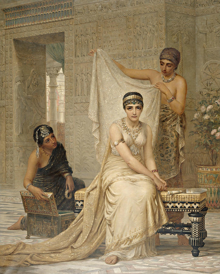 724x900 Queen Esther Painting By Edwin Long - Esther Painting