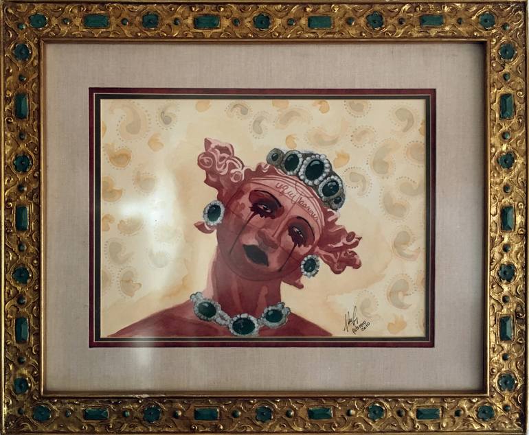 770x634 Saatchi Art La Douleur D'Esther Painting By Alan Gorodzinsky - Esther Painting