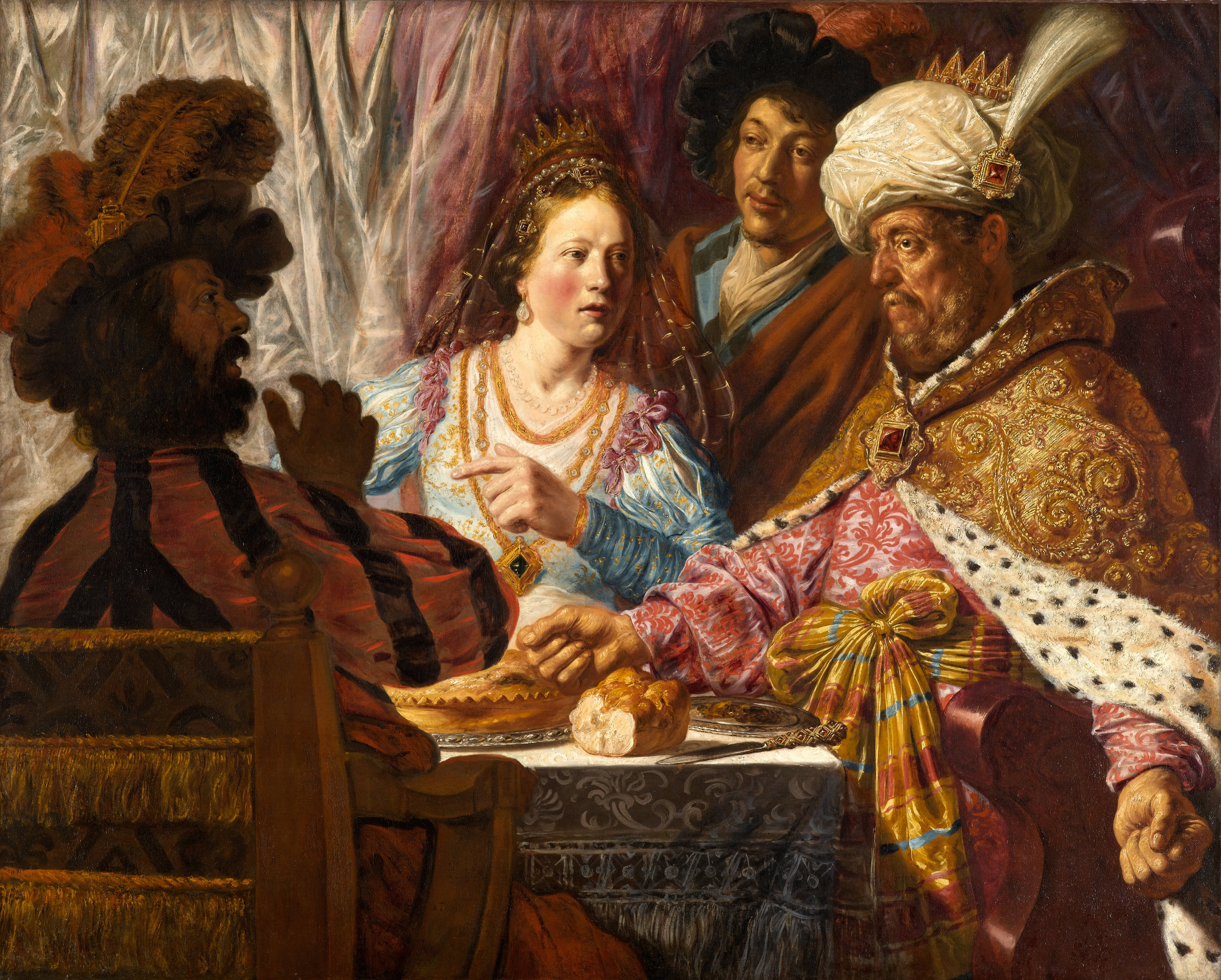 5847x4693 The Feast Of Esther - Esther Painting