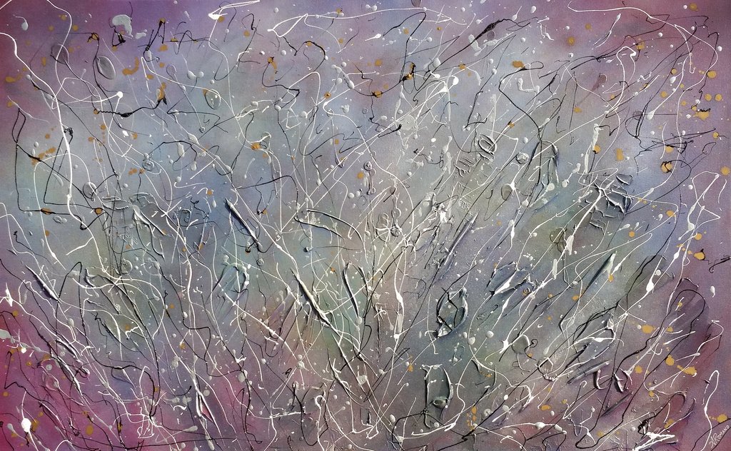 1024x632 Ethereal Sky, Original Large Abstract Textured Painting - Ethereal Painting