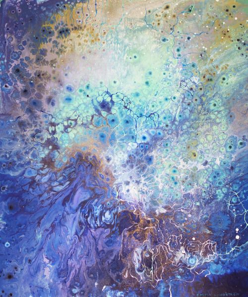 500x600 Nouvah Vi. Swedish Artist Emma Ethereal Marbled - Ethereal Painting