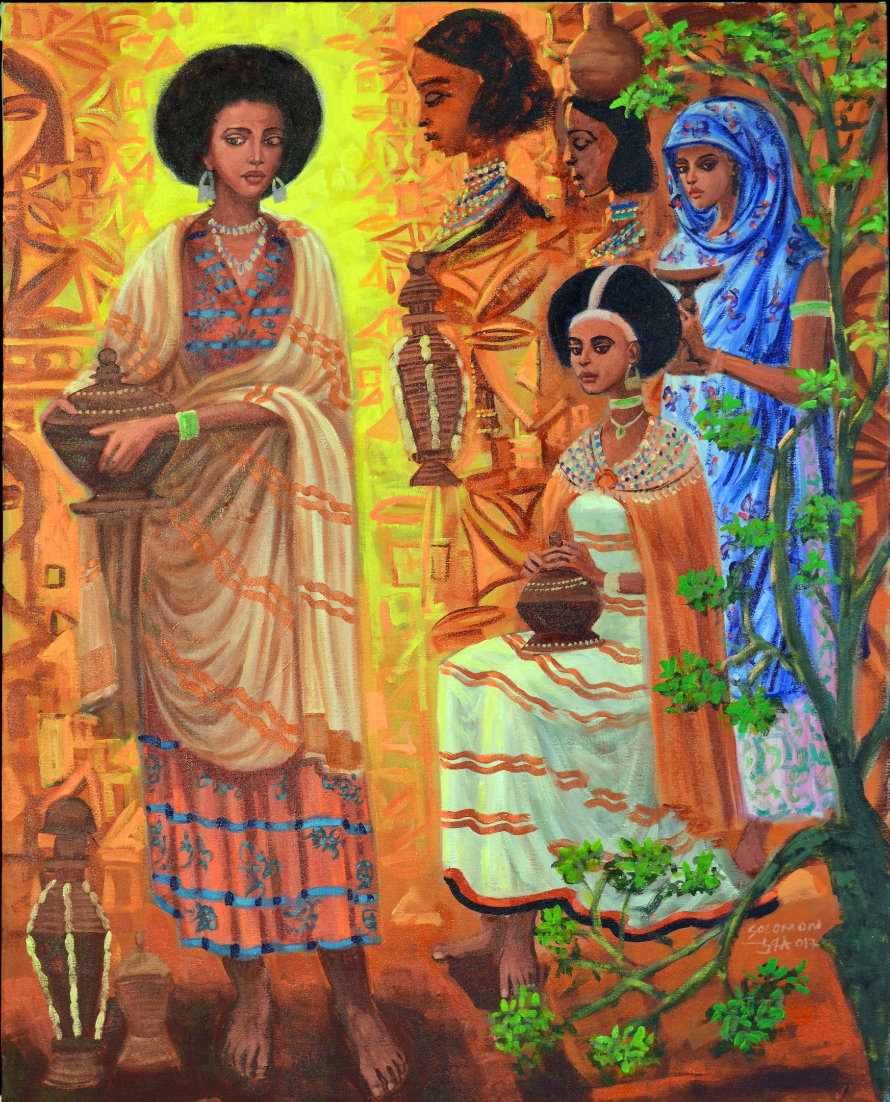 Ethiopian Painting at PaintingValley.com | Explore collection of ...