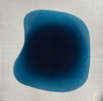 204x200 Variation Bleue By Catherine Ludeau (2017) Painting - Etoile Bleue Painting