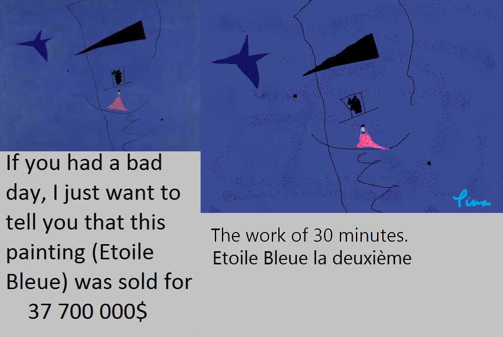 998x668 Etoile Bleue La Deuxieme Well Yeah I Drew Thee - Etoile Bleue Painting