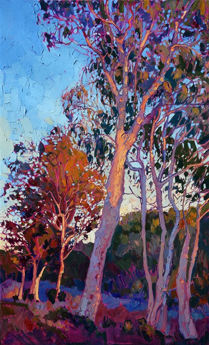 423x699 Eucalyptus In Color - Eucalyptus Painting