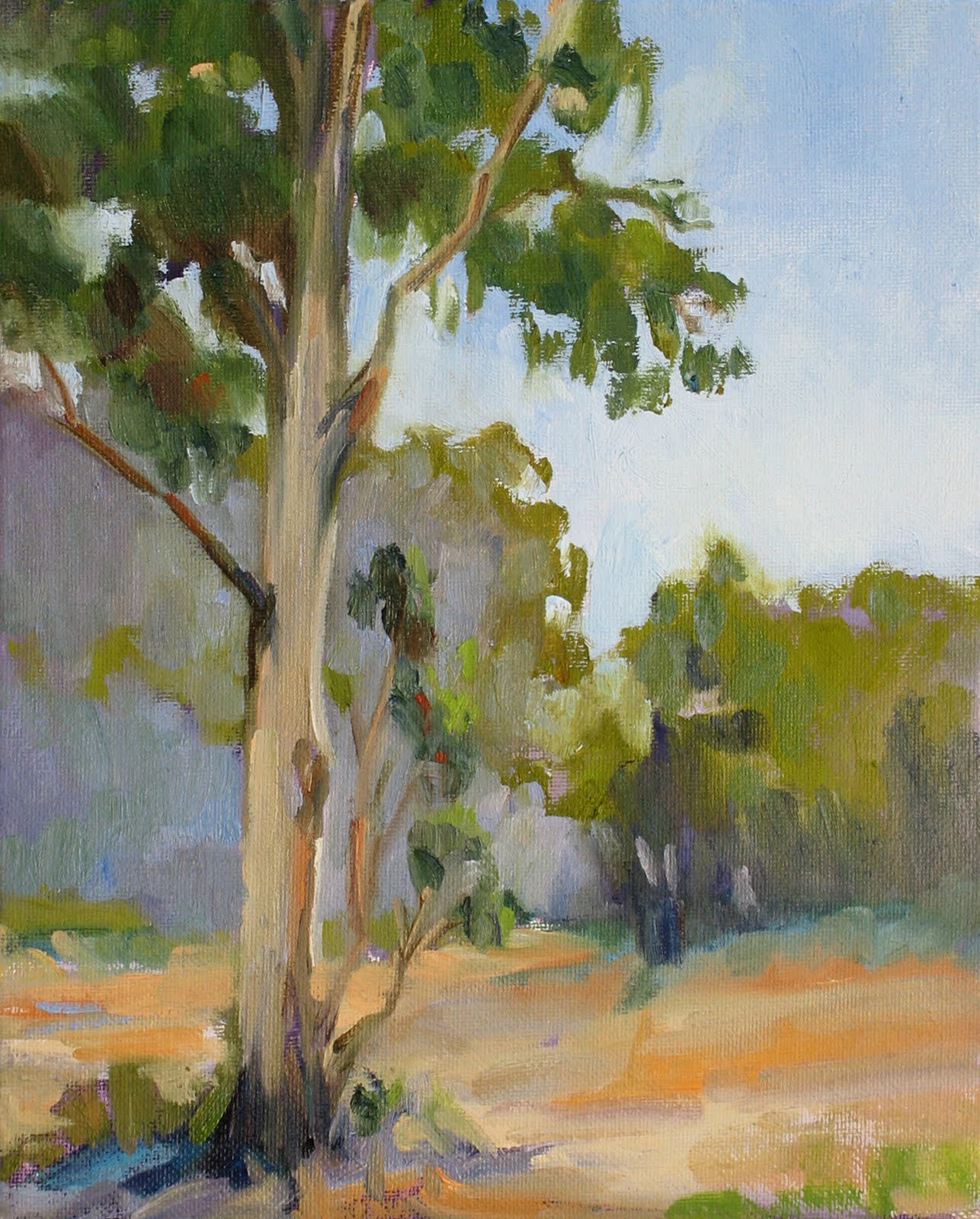 1286x1600 Katherine Mcguire Artist, Oil Paintings Of California Eucalyptus - Eucalyptus Painting