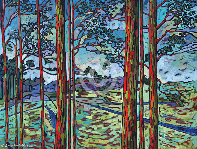 675x510 Rainbow Eucalyptus Painting - Eucalyptus Painting