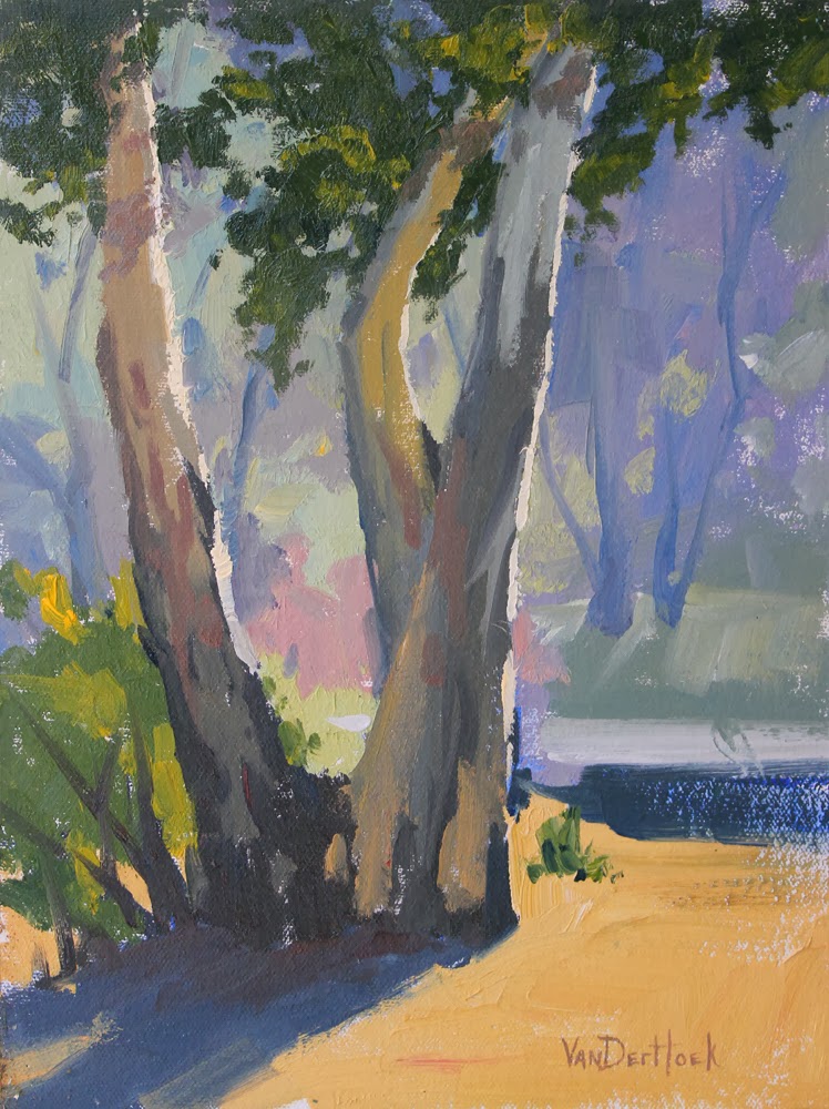 748x1000 Framed By Light - Eucalyptus Tree Painting