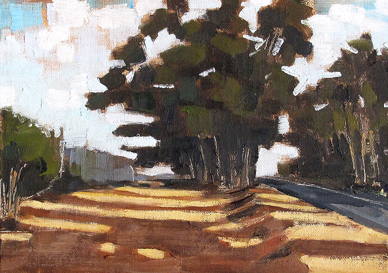 800x562 Painting Of San Diego Eucalyptus Trees Kevin Inman Art - Eucalyptus Tree Painting