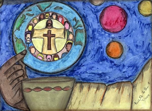 600x436 Section 7 A Seventh Circle Of Connections Eucharist - Eucharist Painting