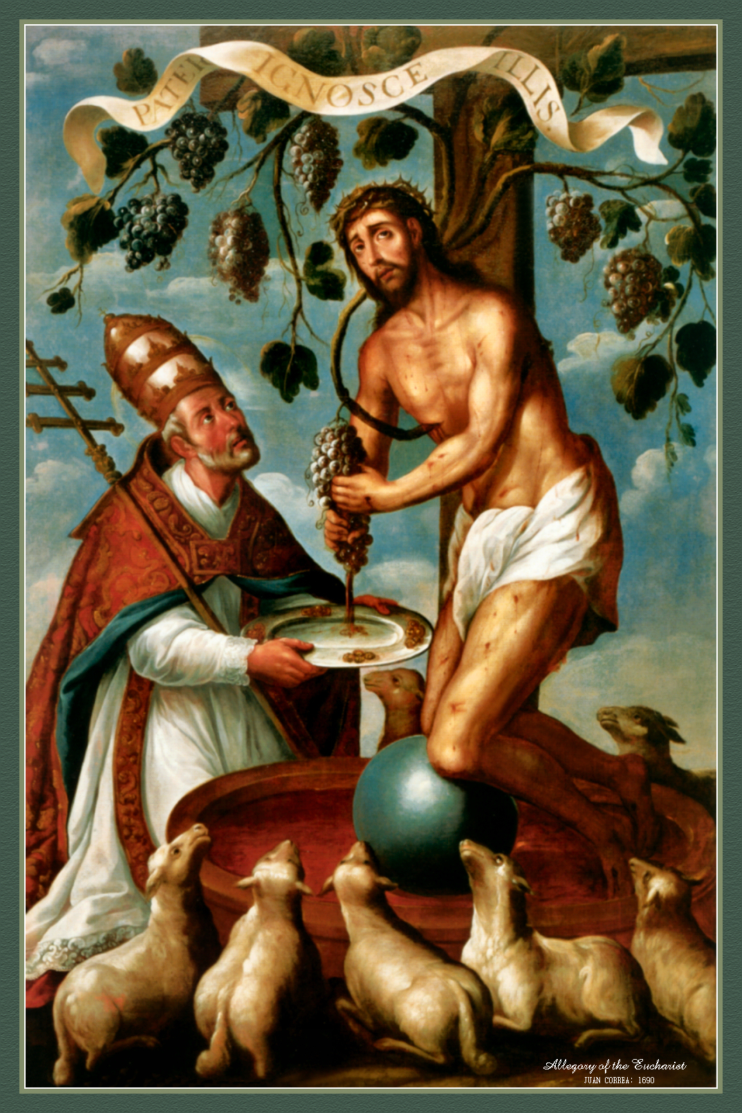 1072x1609 The Hidden Treasure Of The Mass - Eucharist Painting