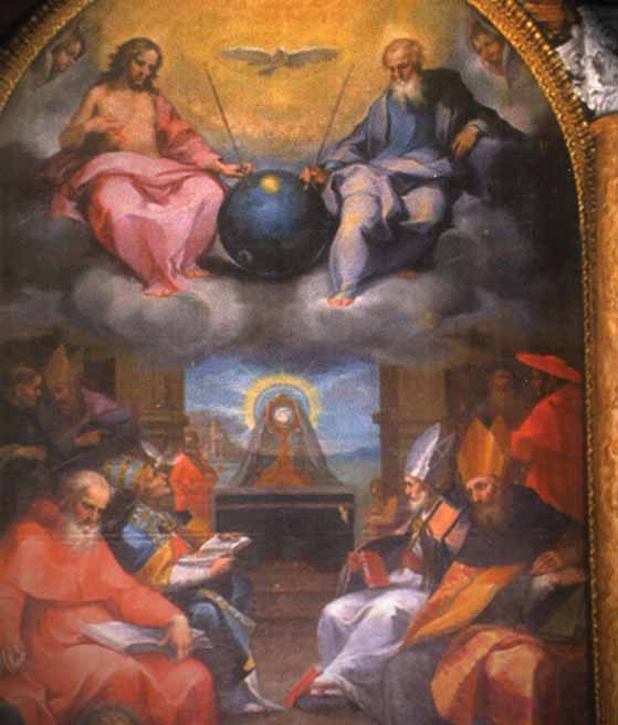 559x656 The Mysterious Painting Of Bonaventura Salimbeni - Eucharist Painting