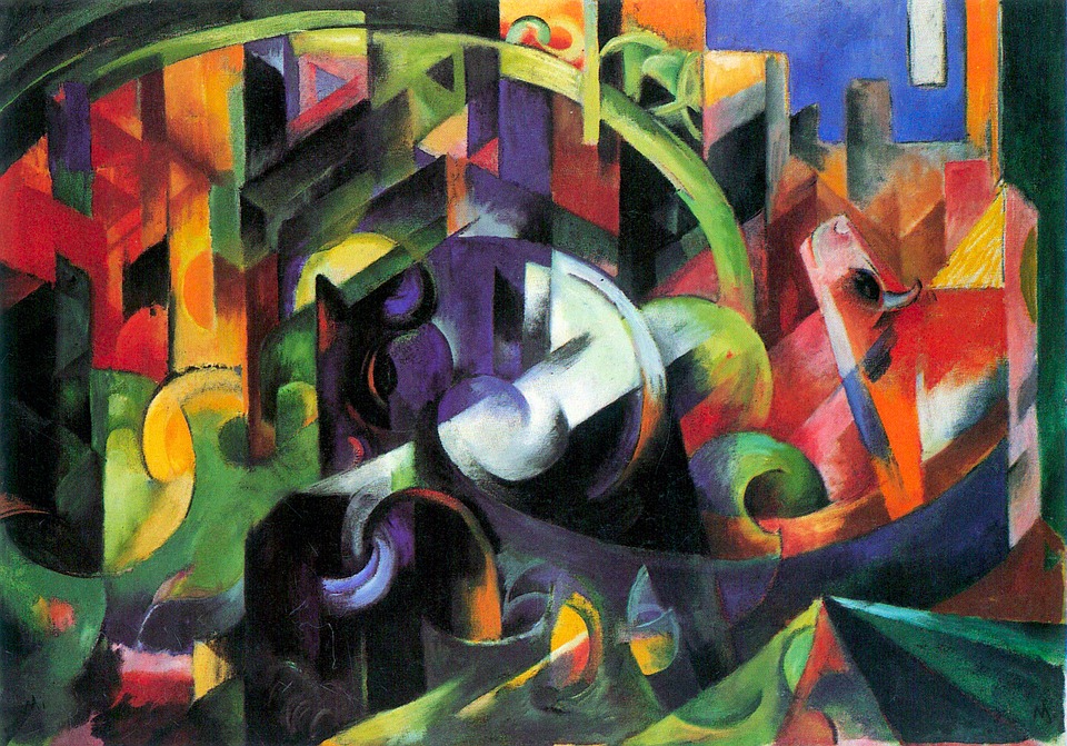 960x671 Abstract Eucharist Painting Franz Marc On Google Images - Eucharist Painting