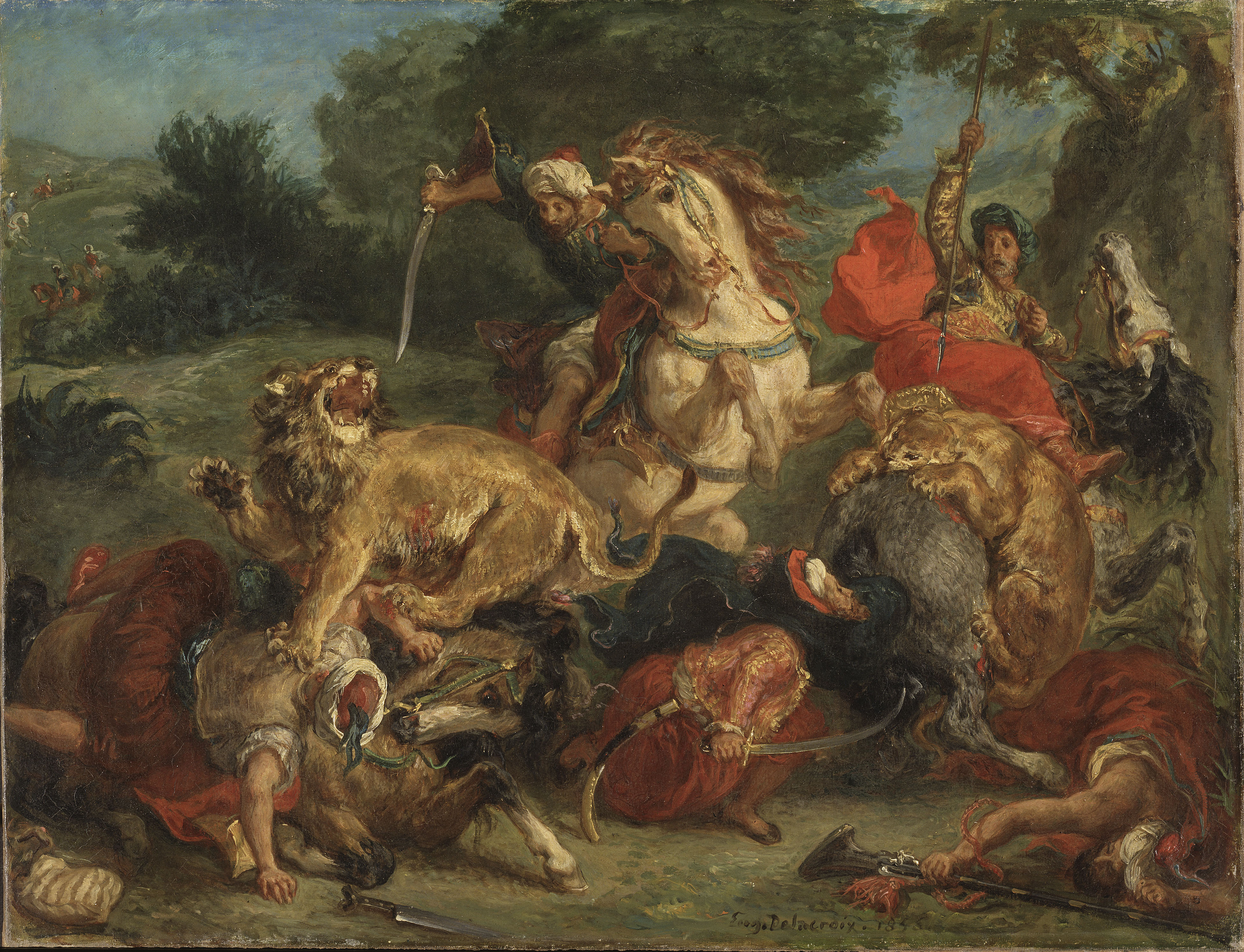 3905x2990 Fun Facts About Eugene Delacroix - Eugene Delacroix Painting