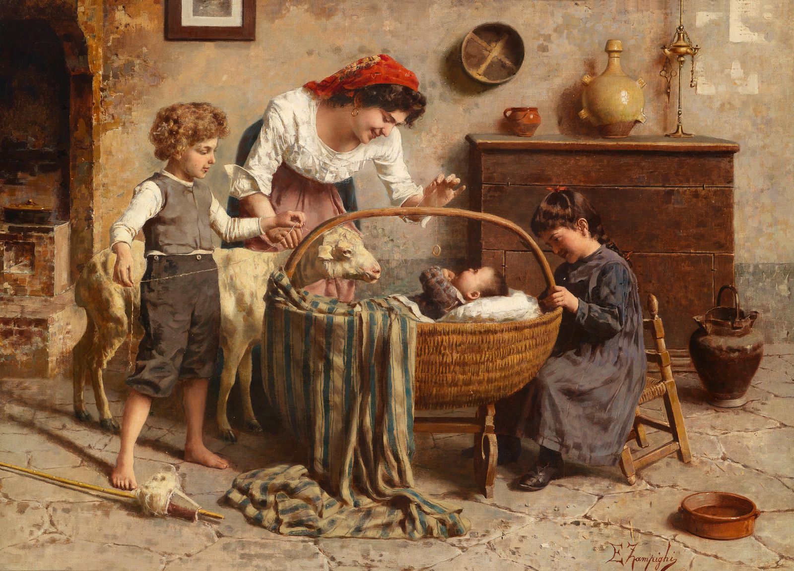 1600x1152 Eugenio Zampighi - Eugenio Painting