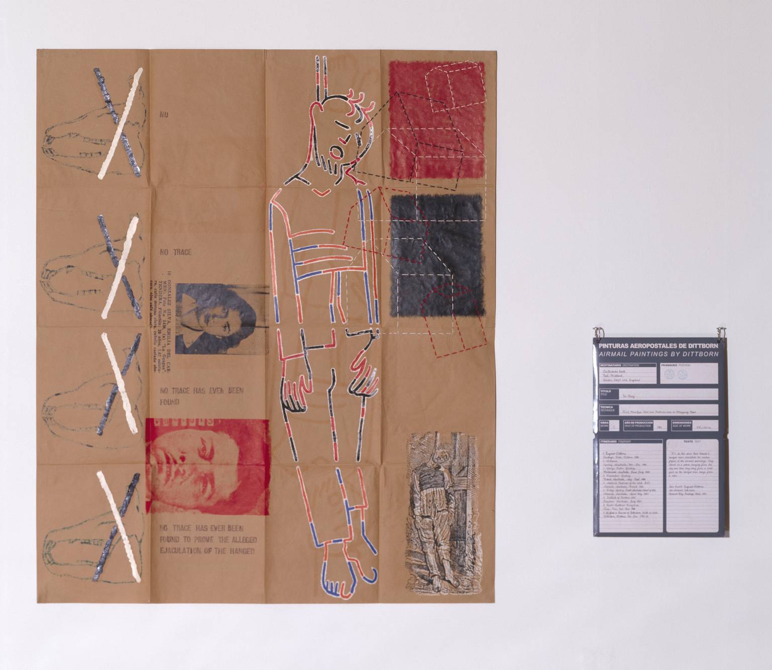 1536x1333 To Hang Airmail Painting No.5', Eugenio Dittborn, 1984 Tate - Eugenio Painting