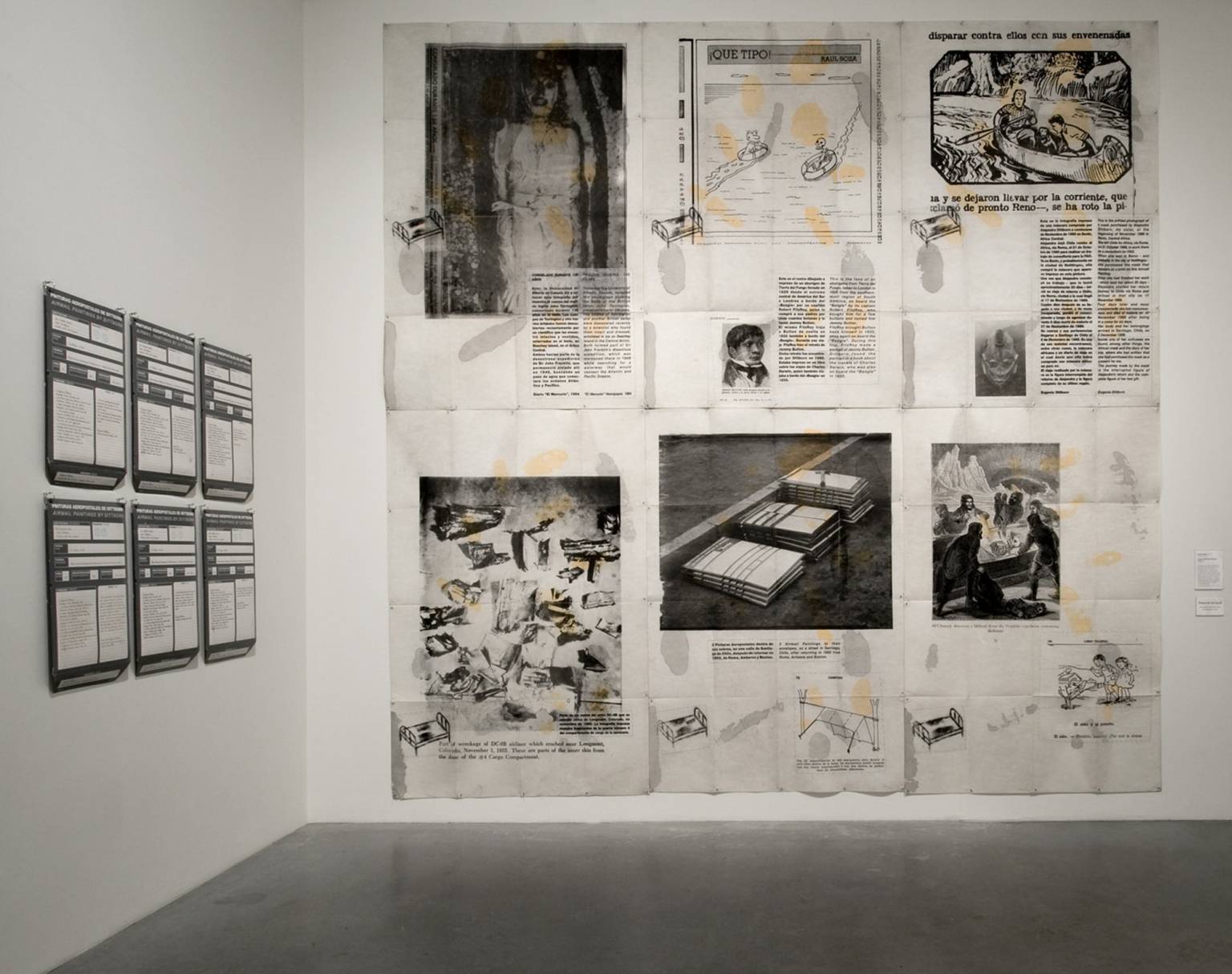 1536x1214 To Return (Rtm) Airmail Painting No.103', Eugenio Dittborn, 1993 - Eugenio Painting