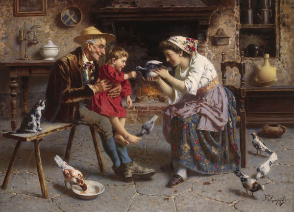 600x433 We Buy And Sell Eugenio Eduardo Zampighi Paintings - Eugenio Painting