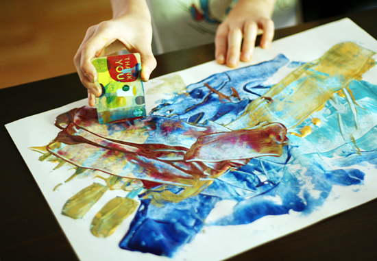 550x381 7 Unique Painting Tools For Kids Make And Takes - Euneek Painting