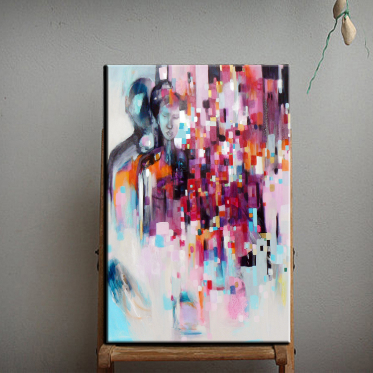 750x750 Hot Sell Abstract Handmade Frameless Wall Artwork Unique Modern - Euneek Painting