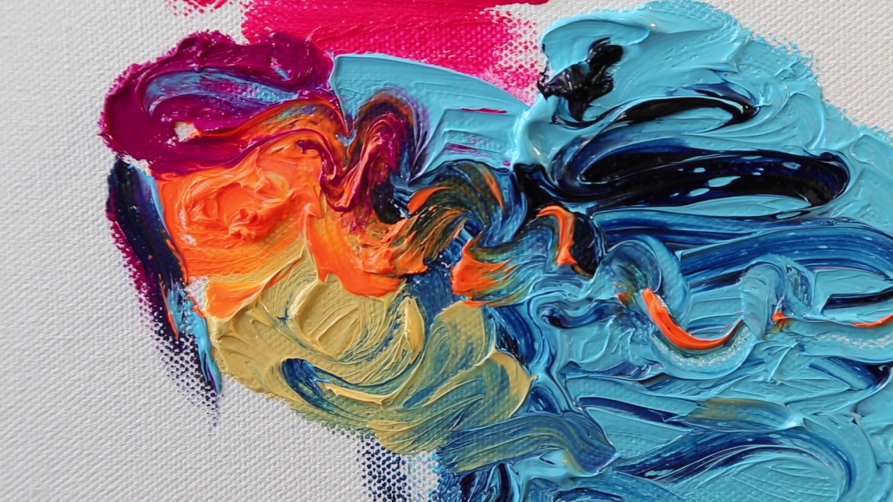 1280x720 Unique Finger Painting Style - Euneek Painting