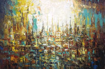 410x270 Abstract Painting Unique Paintings For Your Home Gallery Bianco - Euneek Painting