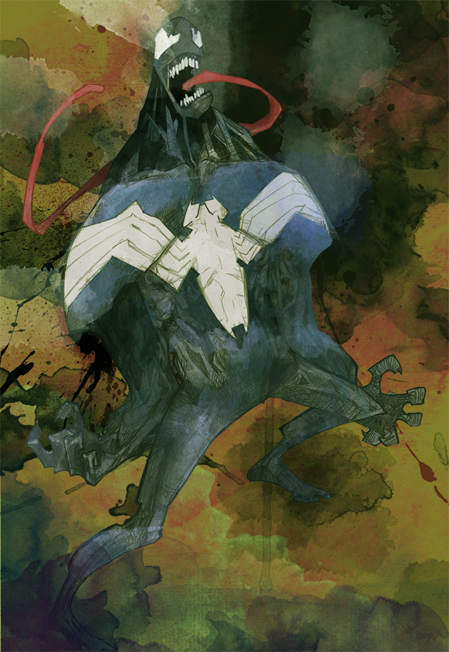 629x913 Awesomely Unique Marvel Character Paintings By Dennis Meheere - Euneek Painting