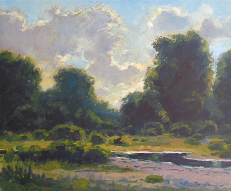 750x619 Mark Tougias American Amp European Landscape Painter - European Landscape Painting