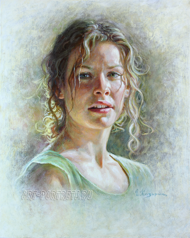 637x800 Evangeline Lilly Painting Portrait 2015 By Drawing Portraits - Evangeline Painting