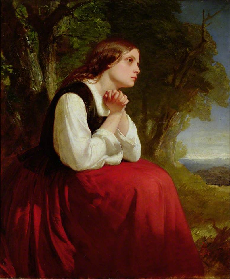 800x972 Evangeline Painting Henry Le Jeune Oil Paintings - Evangeline Painting