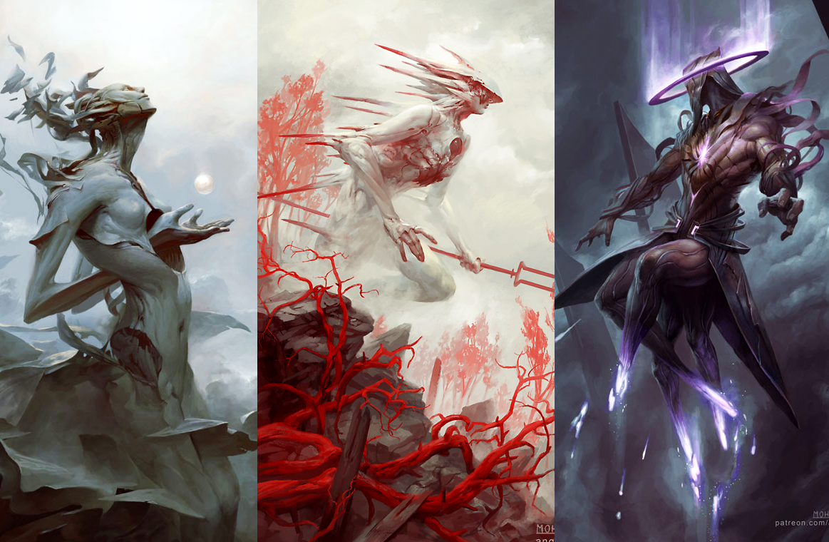 1163x760 16 Intricate Angels Who Could Fit Into Evangelion - Evangelion Painting
