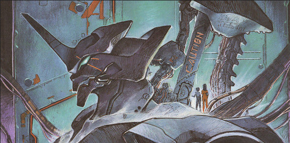 599x296 One More Final I Need - Evangelion Painting