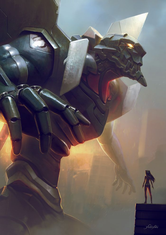 700x990 Eva 03 - Evangelion Painting