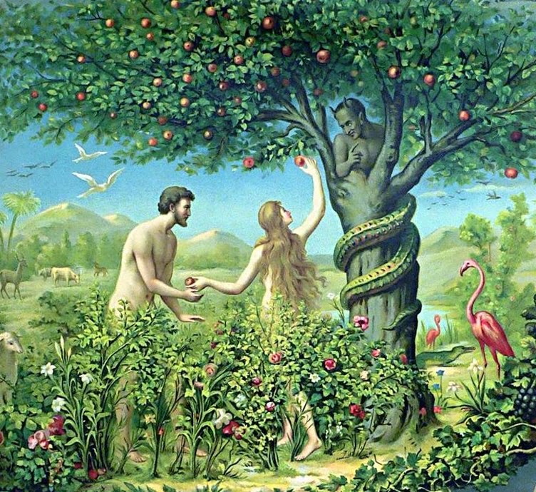 752x690 Parablesblog Foundations The Serpent Seed Doctrine - Eve And The Serpent Painting