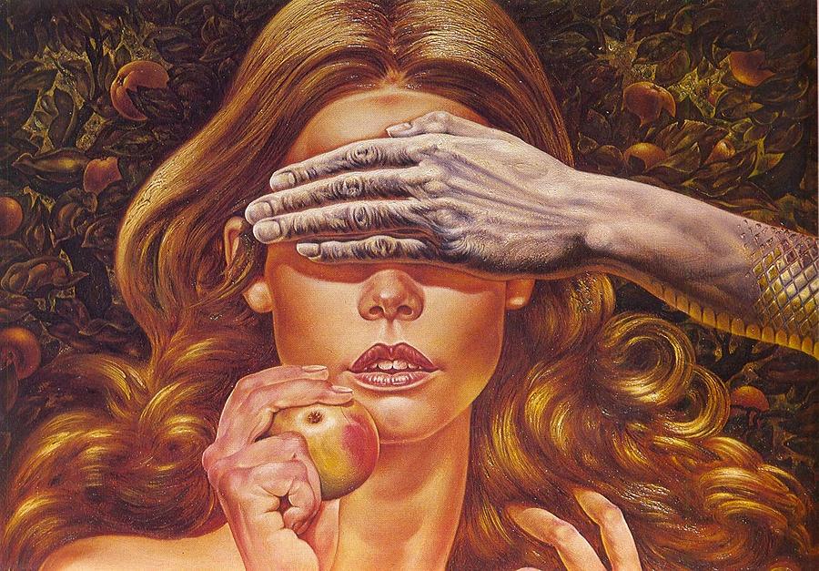 900x627 Eve Painting By Nicolae Gutu - Eve Painting