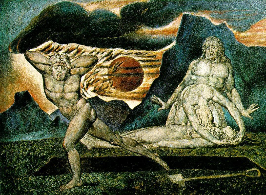 1077x790 William Blake The Body Of Abel Found By Adam And Eve Painting - Eve Painting