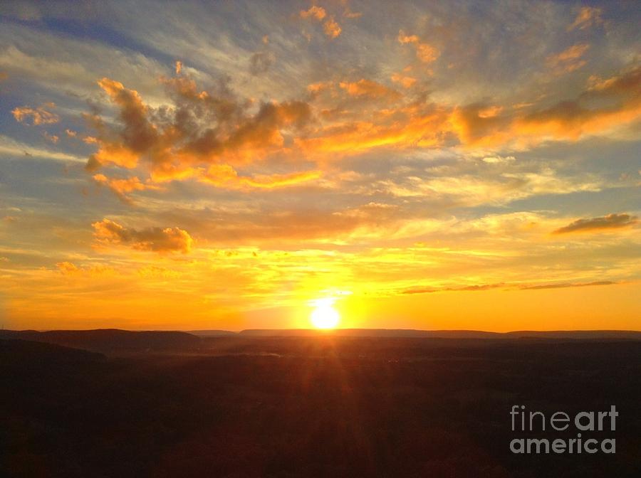 900x672 Painted Sunset Sky 1 Photograph By Becky Lupe - Evening Sky Painting