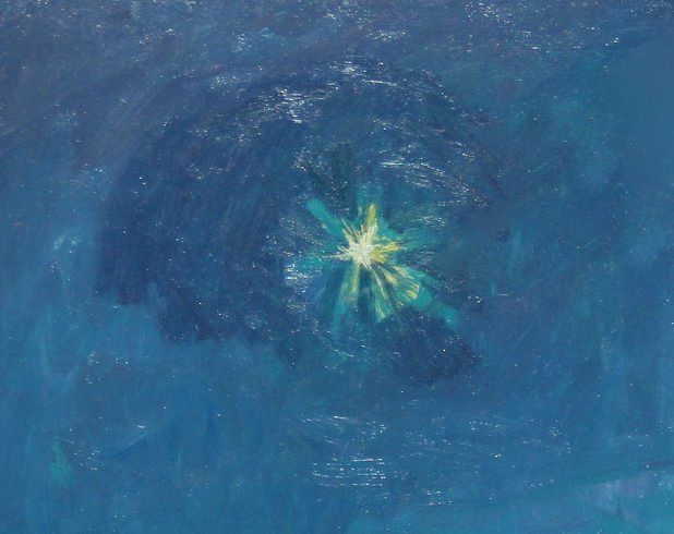 618x490 James Miles Brian Bradshaw - Evening Star Painting