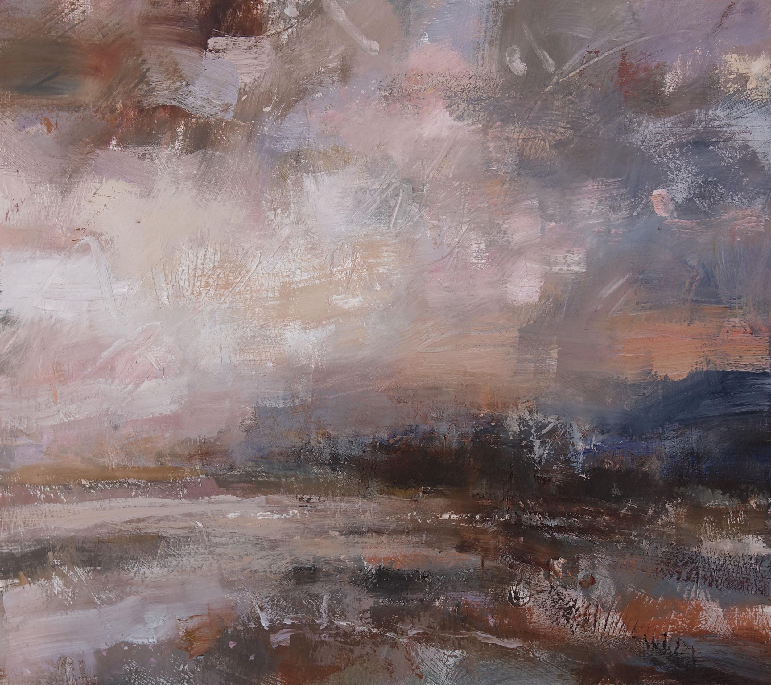 2500x2222 Andy Waite Paintings Evening Star White Space Art - Evening Star Painting