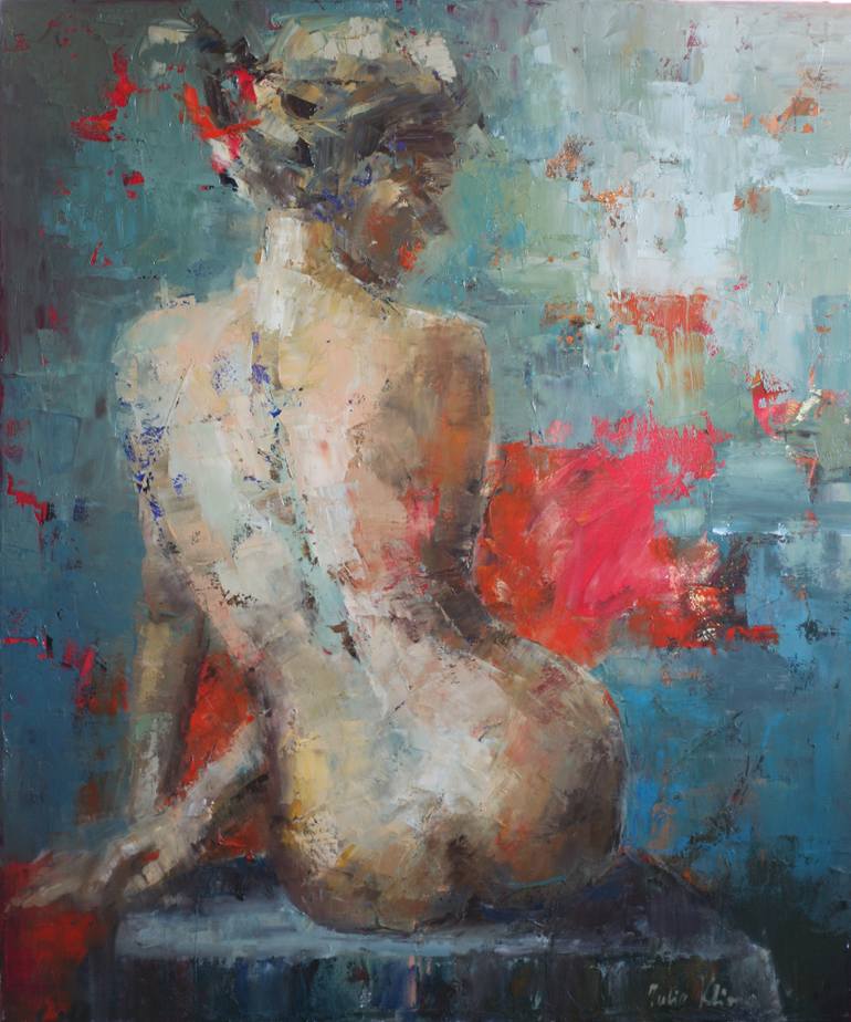 770x924 Saatchi Art Evening Star Painting By Julia Klimova - Evening Star Painting