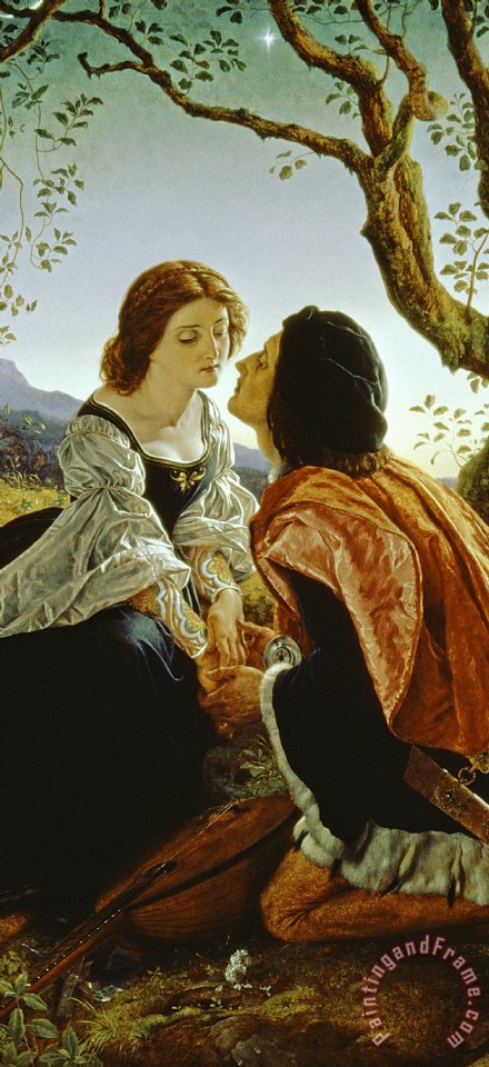 440x960 Sir Joseph Noel Paton Hesperus The Evening Star Sacred To Lovers - Evening Star Painting