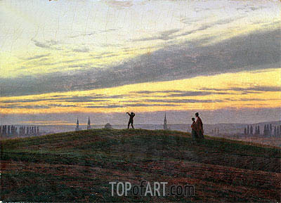 400x289 The Evening Star Caspar David Friedrich Painting Reproduction - Evening Star Painting