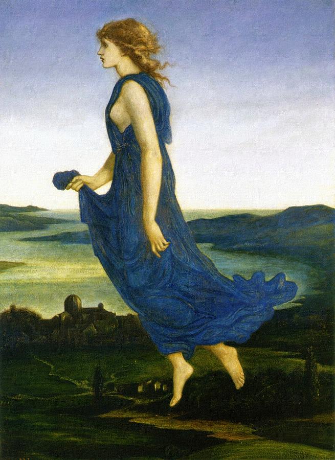 655x900 The Evening Star Painting By Edward Burne Jones - Evening Star Painting