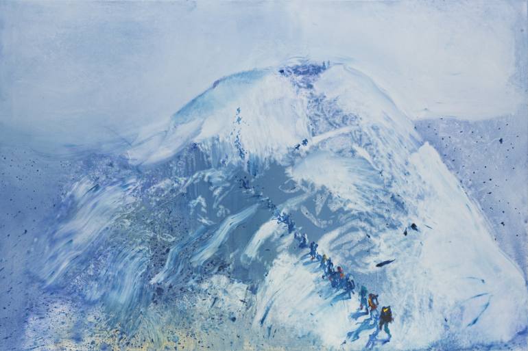 770x513 Saatchi Art Everest Painting By Smalej - Everest Painting